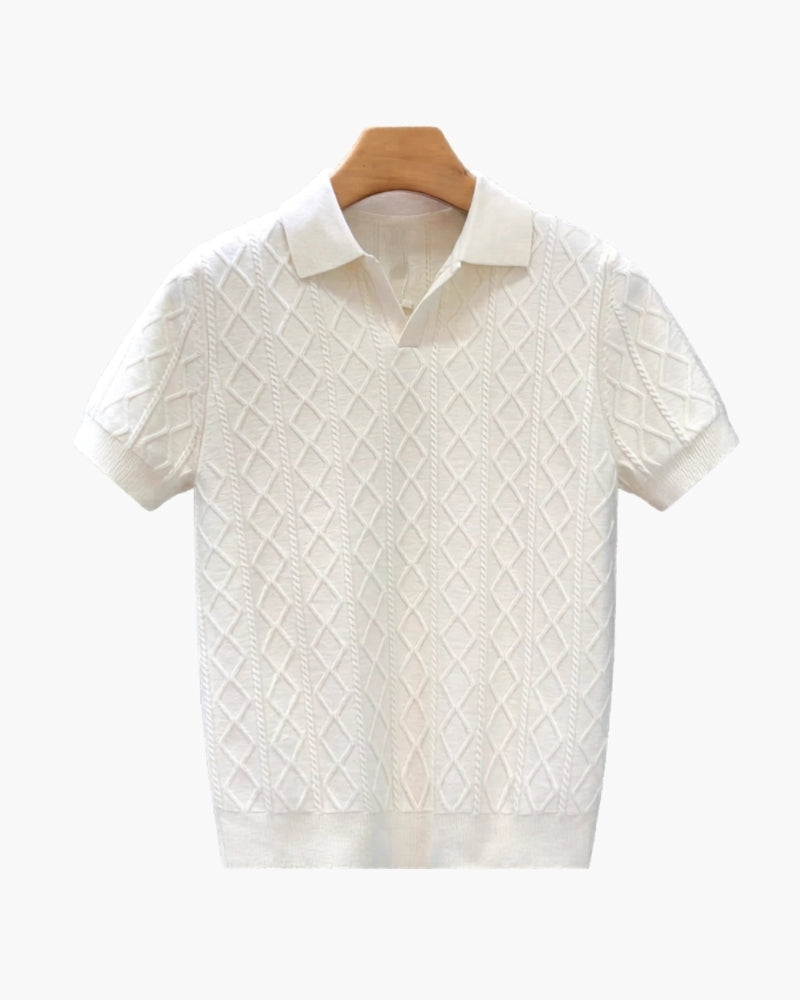 POLO DE PUNTO TEXTURIZADO