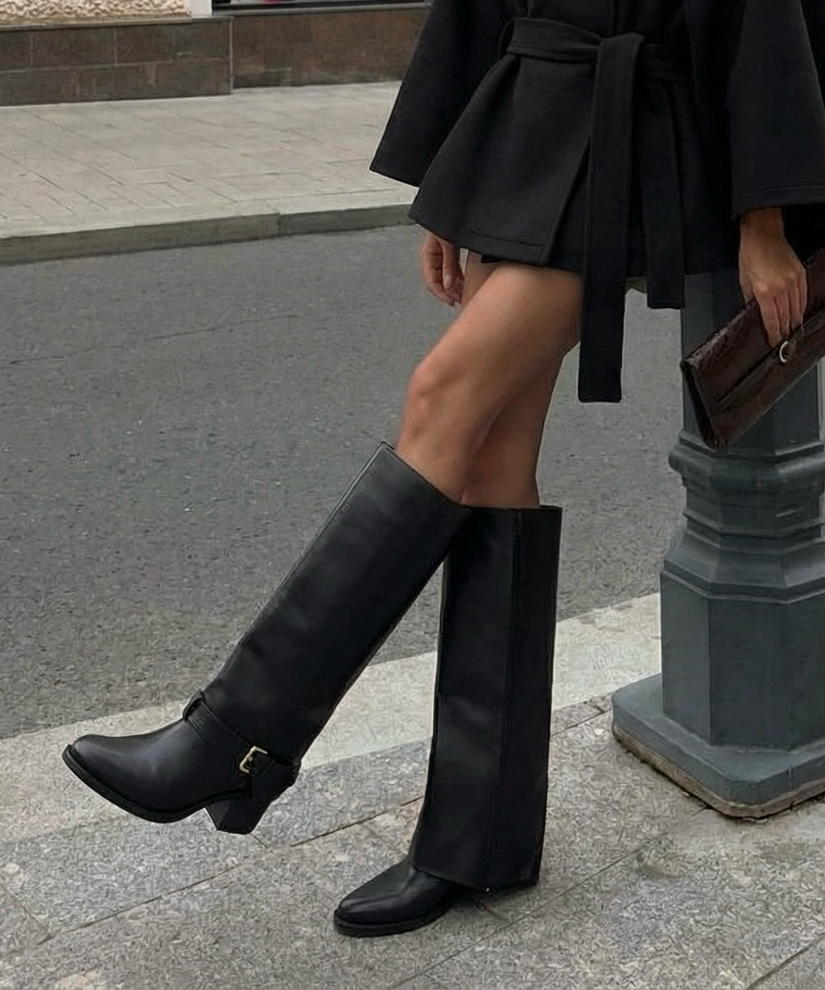 Botas Altas Roma Negras