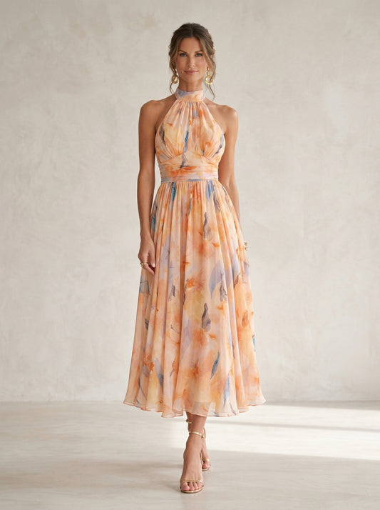 Vestido Largo Acuarela
