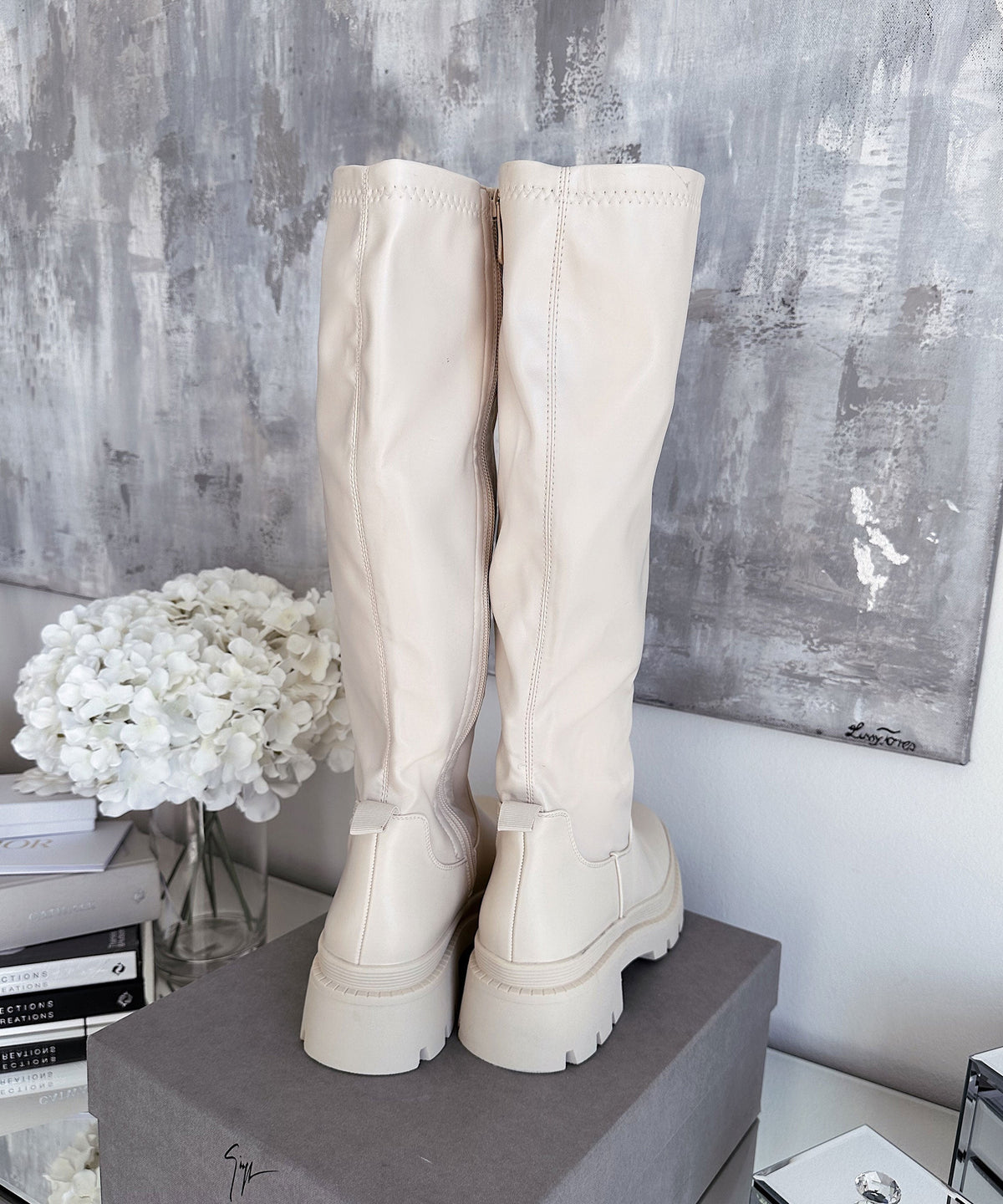 Botas Chelsea Nórdica Marfil
