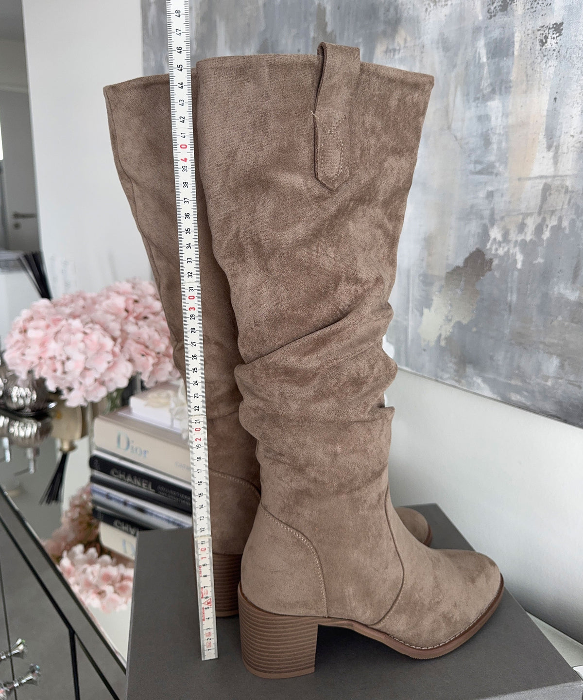 Botas Altas Valentina Taupe