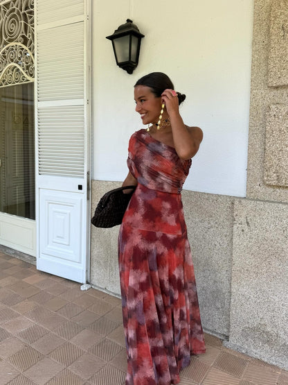Vestido Brisa Granate