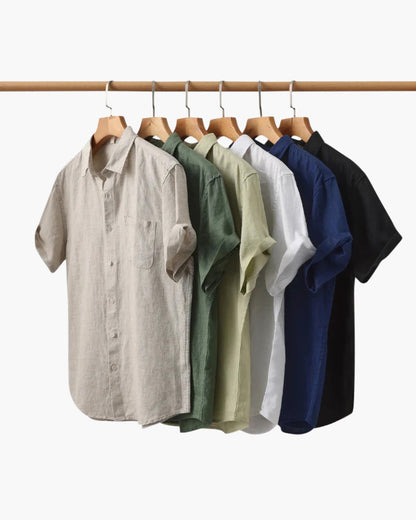 CAMISA CORTA DE LINO