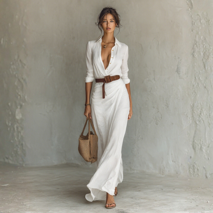 VESTIDO LARGO ELEGANTE