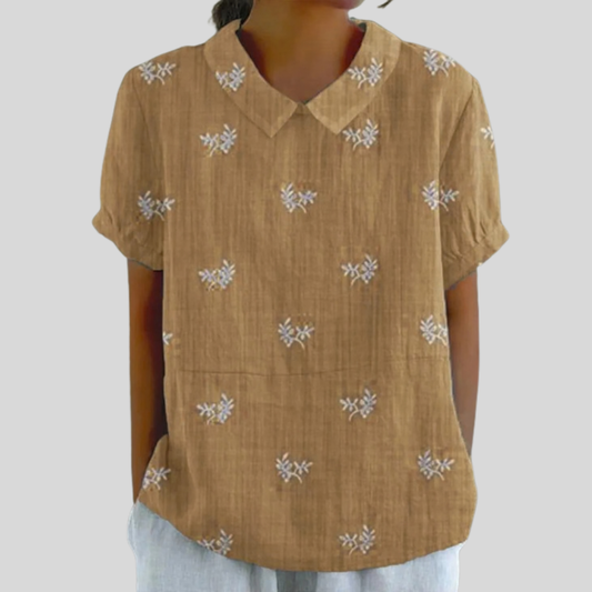 ELEGANTE Y CÓMODO TOP FLORAL