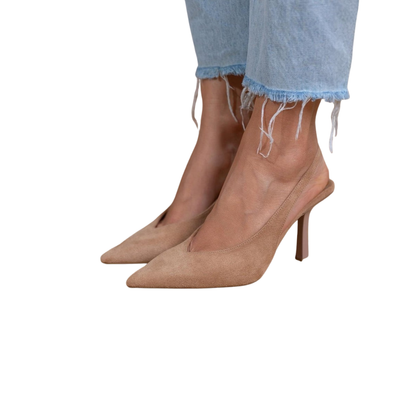 TACONES BAJOS COLOR NUDE