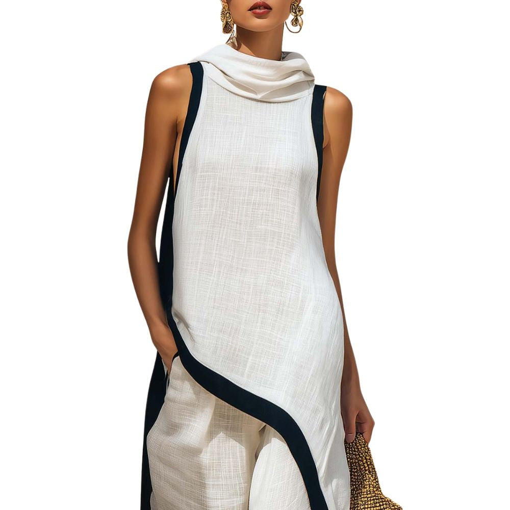 TRAJE DE LINO ELEGANTE