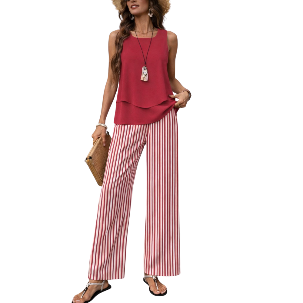 CONJUNTO RIVIERA A RAYAS