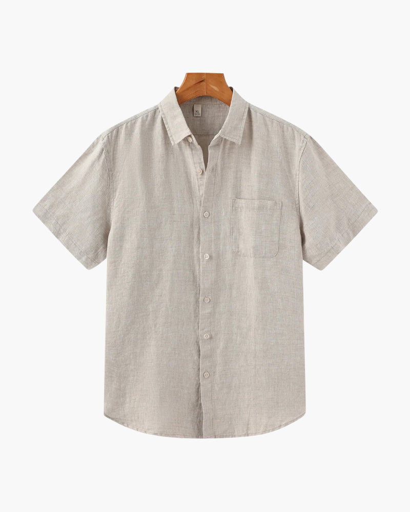 CAMISA CORTA DE LINO