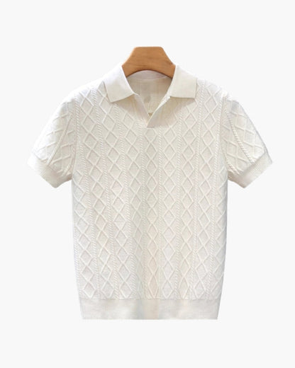 POLO DE PUNTO TEXTURIZADO