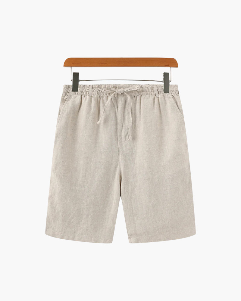 PANTALONES CORTOS DE LINO