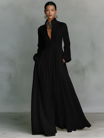 VESTIDO MAXI MINIMALISTA