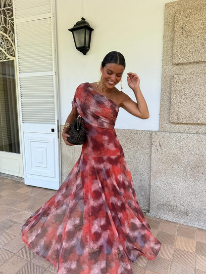 Vestido Brisa Granate