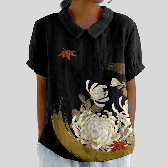 TOP FLORAL ELEGANTE Y CÓMODO