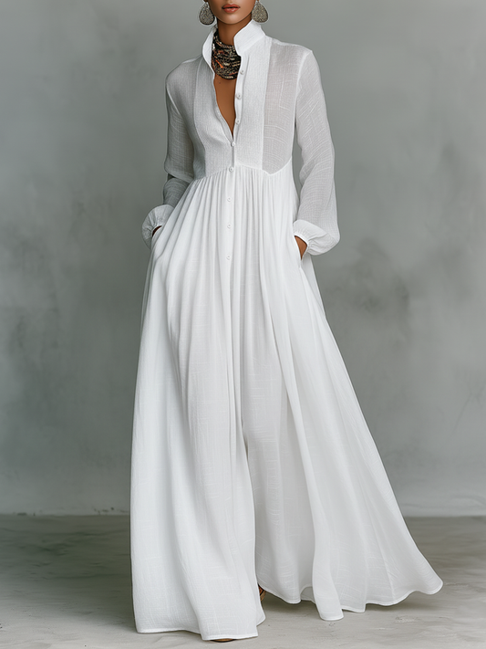 VESTIDO MAXI MINIMALISTA