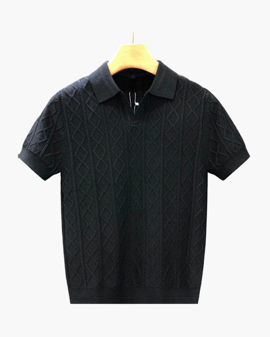 POLO DE PUNTO TEXTURIZADO