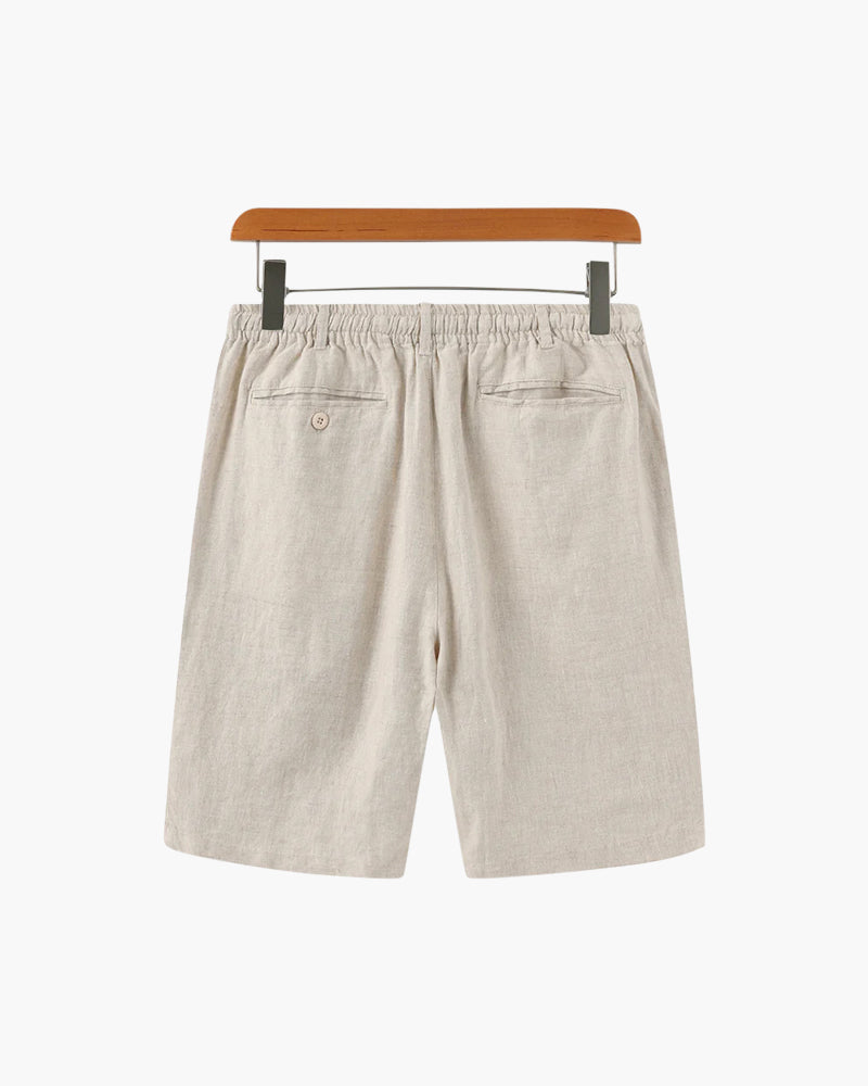 PANTALONES CORTOS DE LINO