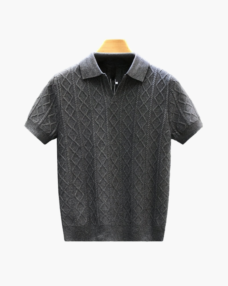 POLO DE PUNTO TEXTURIZADO