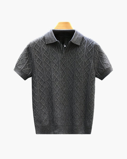 POLO DE PUNTO TEXTURIZADO