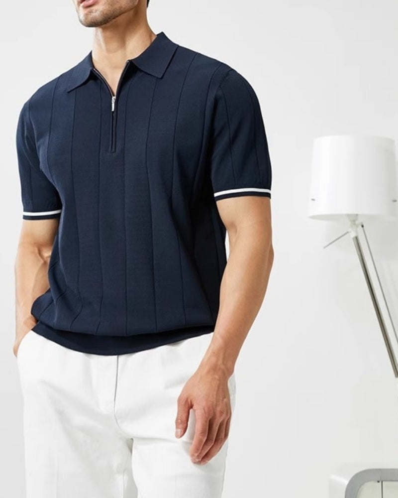 POLO CON RIBETE DE CONTRASTE EXCLUSIVO
