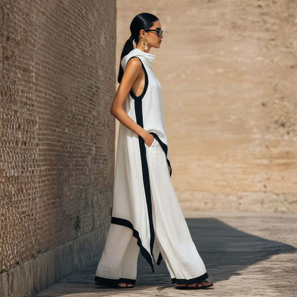 TRAJE DE LINO ELEGANTE