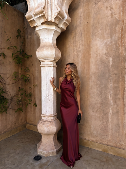 Vestido Burdeos Eclipse