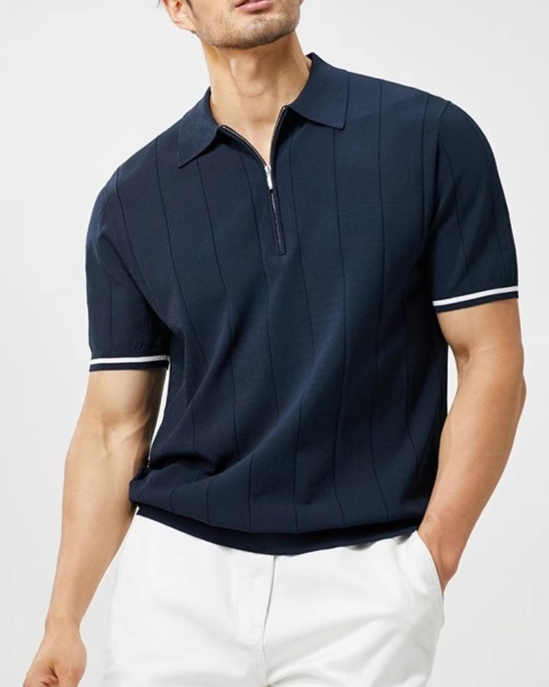 POLO CON RIBETE DE CONTRASTE EXCLUSIVO