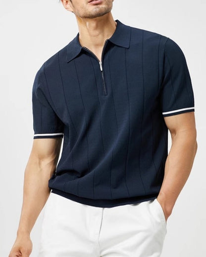 POLO CON RIBETE DE CONTRASTE EXCLUSIVO