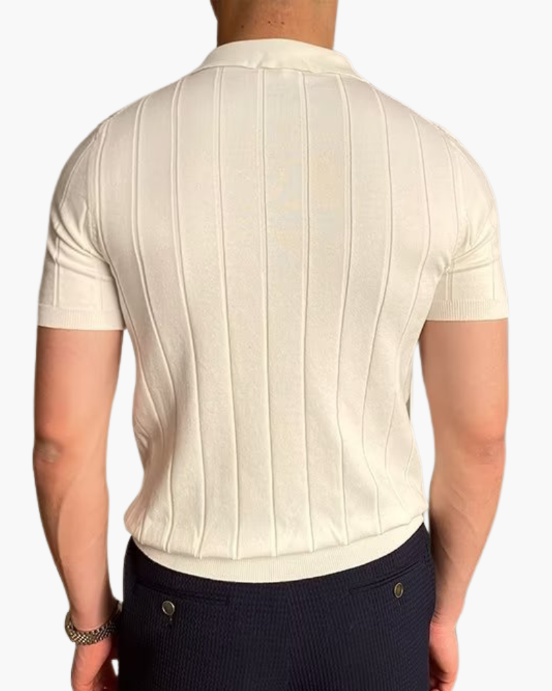 POLO DE ALGODÓN ACANALADO