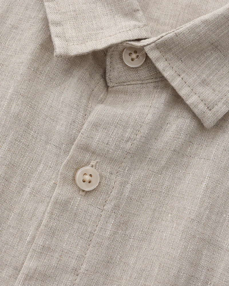 CAMISA CORTA DE LINO