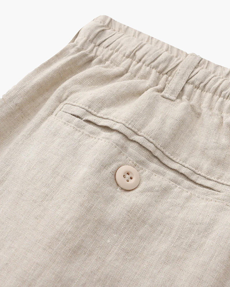 PANTALONES CORTOS DE LINO