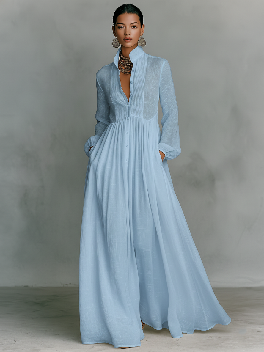 VESTIDO MAXI MINIMALISTA