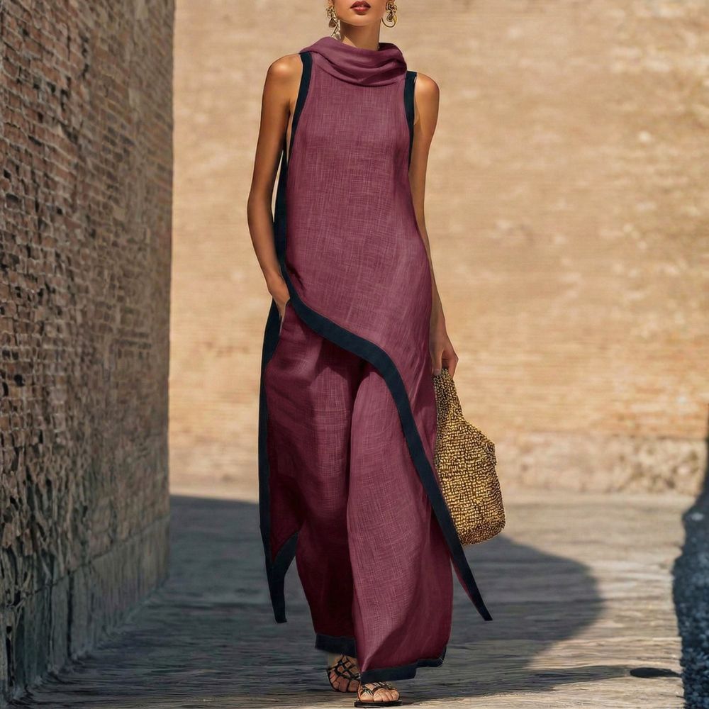 TRAJE DE LINO ELEGANTE