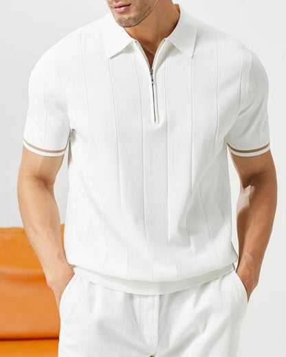 POLO CON RIBETE DE CONTRASTE EXCLUSIVO
