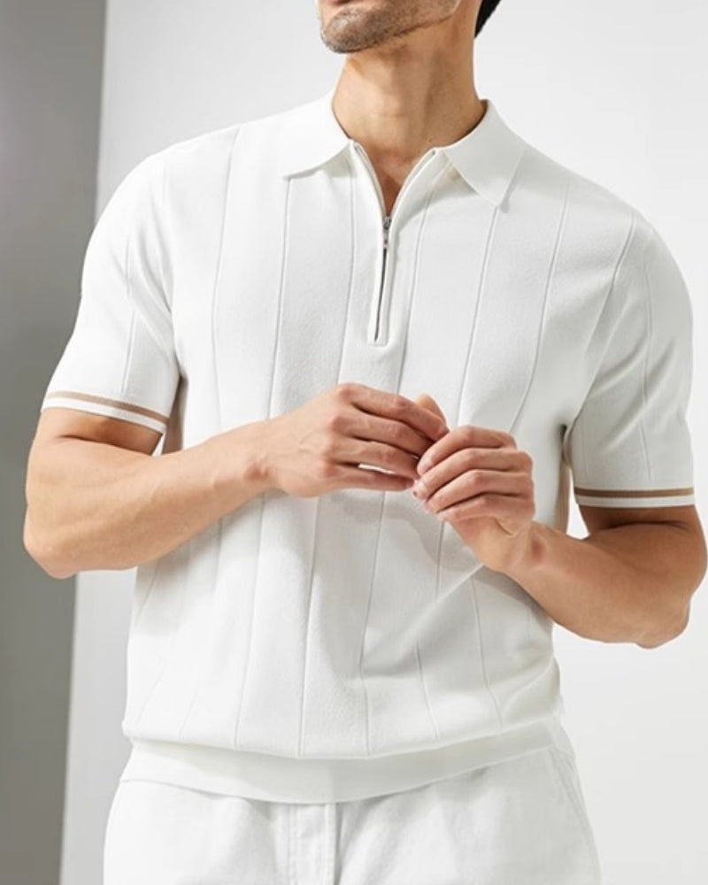 POLO CON RIBETE DE CONTRASTE EXCLUSIVO