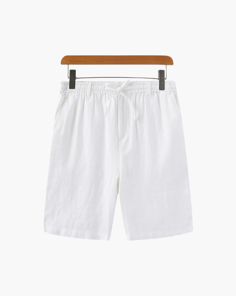 PANTALONES CORTOS DE LINO