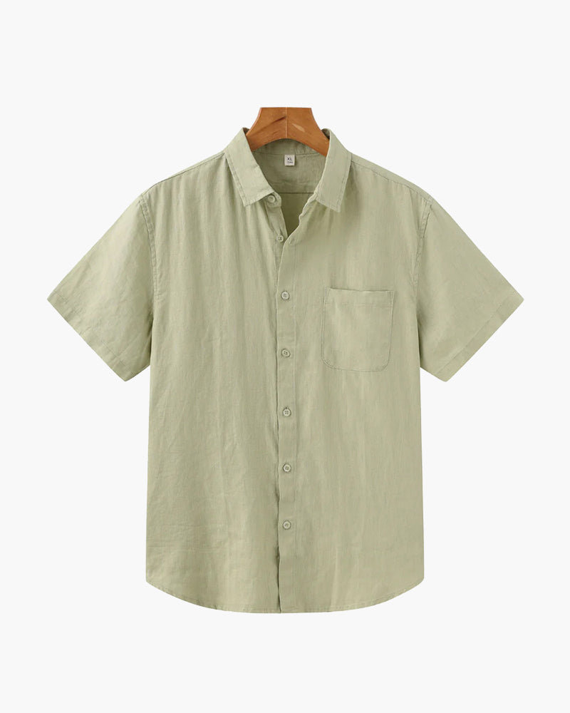 CAMISA CORTA DE LINO