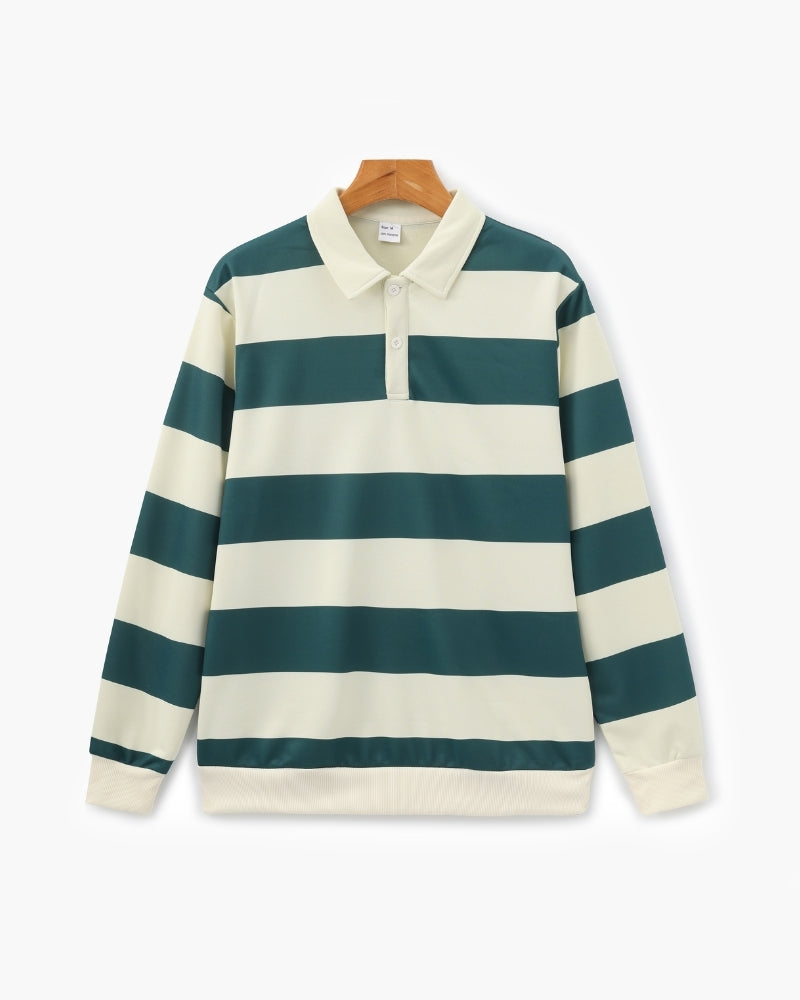 POLO DE RUGBY A RAYAS