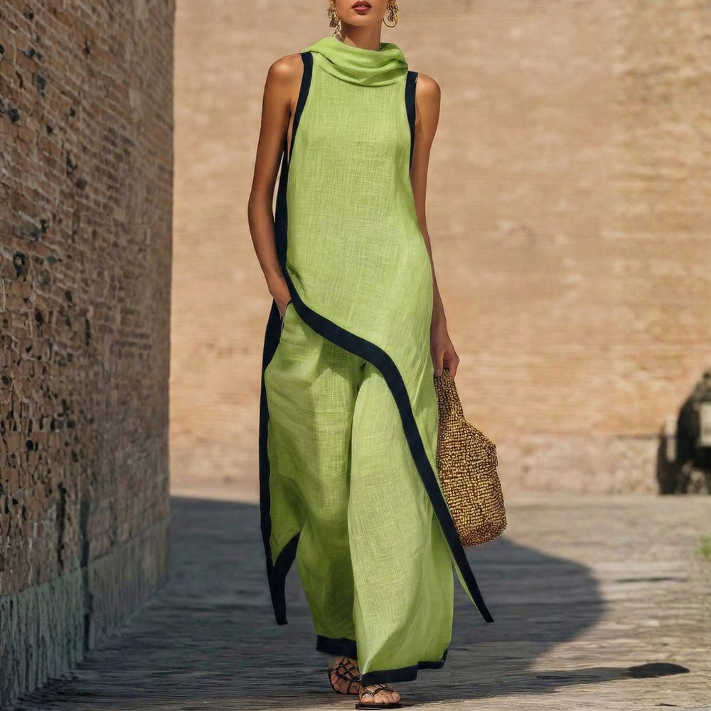 TRAJE DE LINO ELEGANTE
