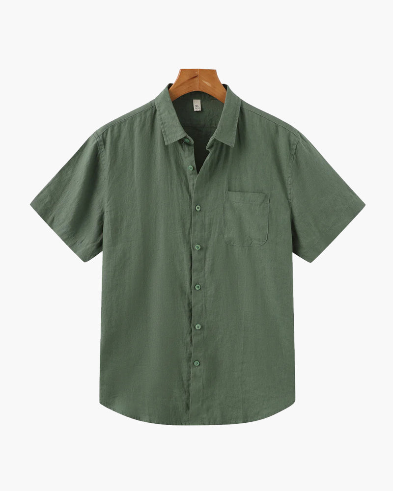 CAMISA CORTA DE LINO