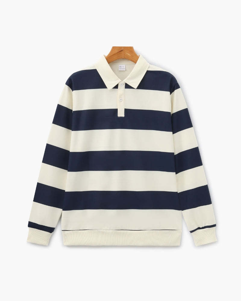 POLO DE RUGBY A RAYAS