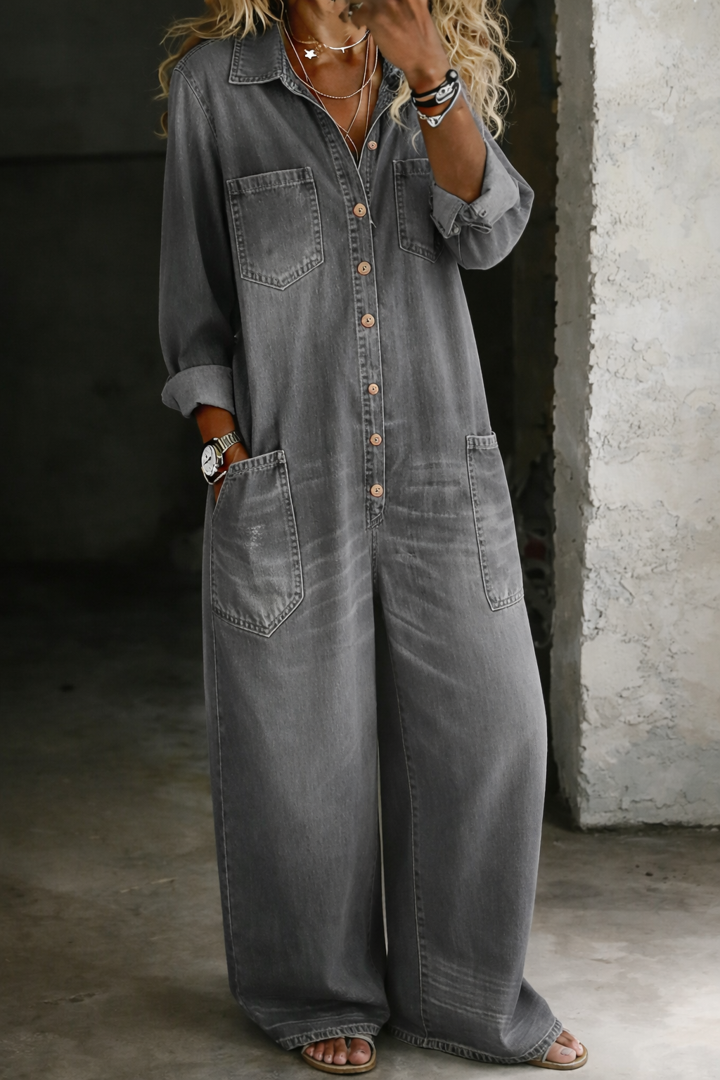 Mono Vaquero Camisero de Pernera Ancha