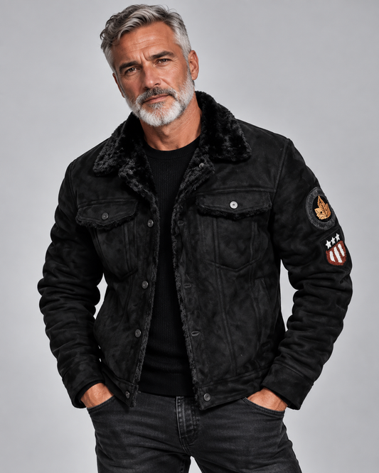 Chaqueta Hugo Negra Forrada