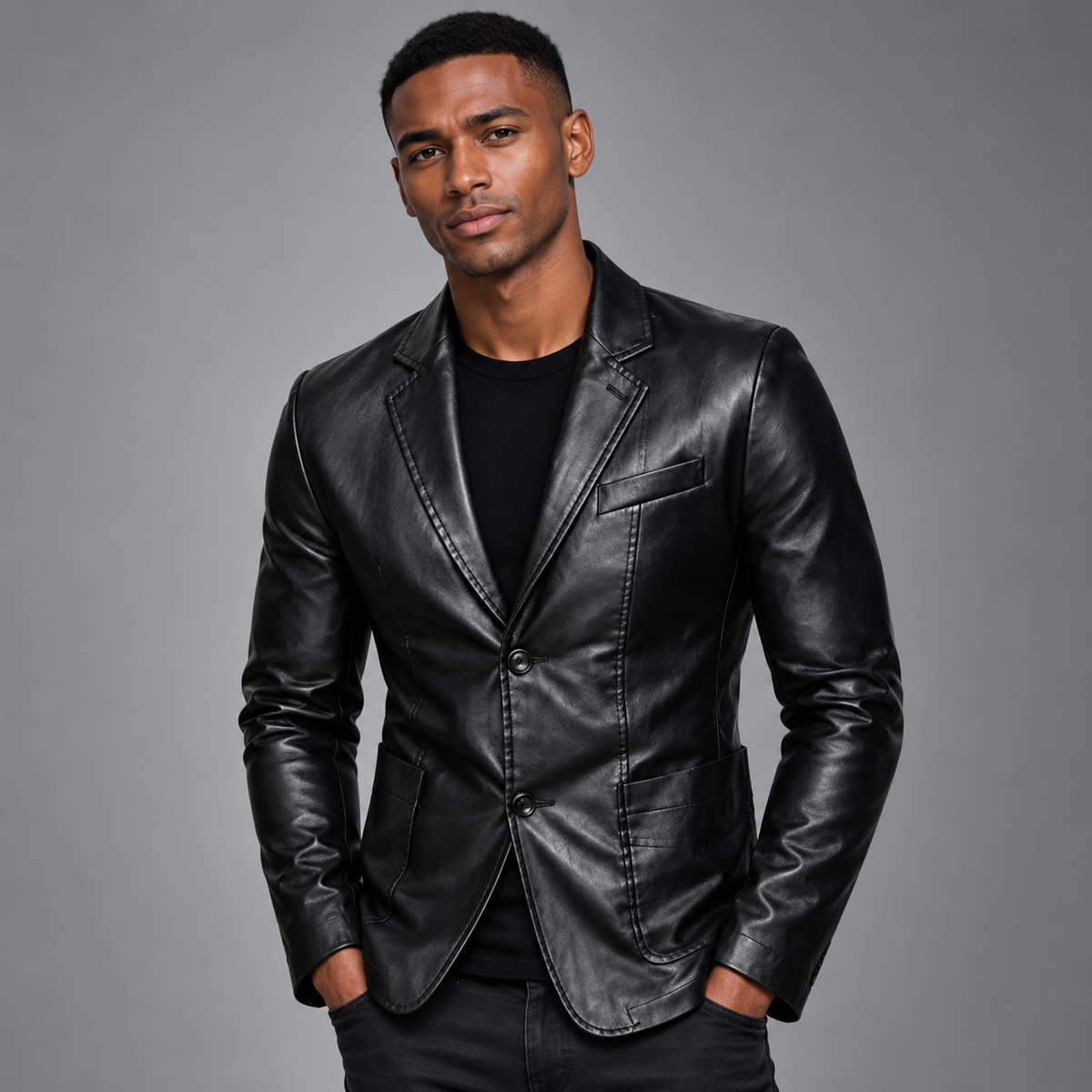 Chaqueta Adrián Efecto Piel