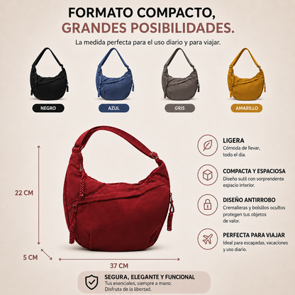 BOLSO DE HOMBRO GRANATE