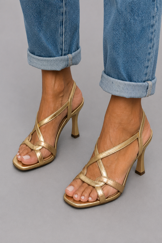 ELIZABETH | SANDALIAS DORADAS ENCANTO DE VERANO