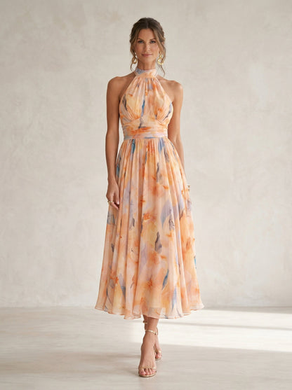 Vestido Largo Acuarela