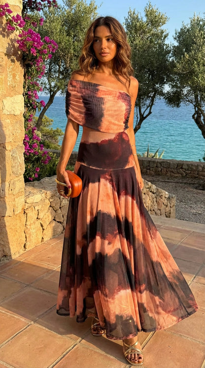 Vestido Ocaso Mediterráneo