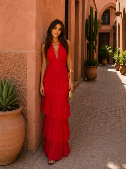 Vestido Carmesí
