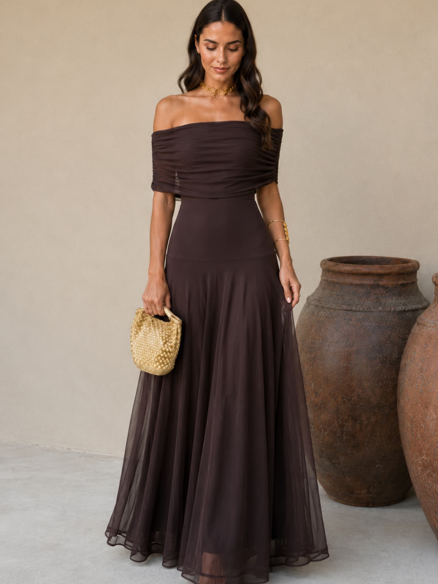 Vestido Ébano Elegante
